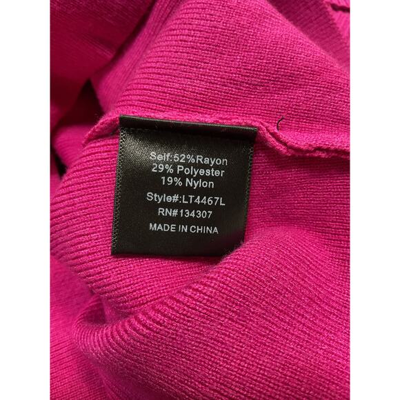 Line & Dot 'Heart Struck' Pink Cotton  Sweater Size S - Picture 5 of 5